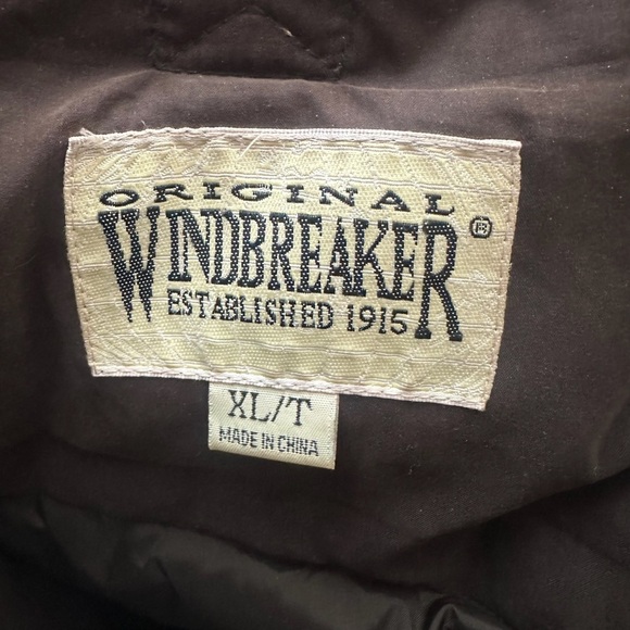 Original Windbreaker Brown Puffer Jacket with High Collar and Insulated Design - Picture 13 of 13
